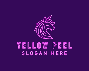 Magical Unicorn Creature  logo design