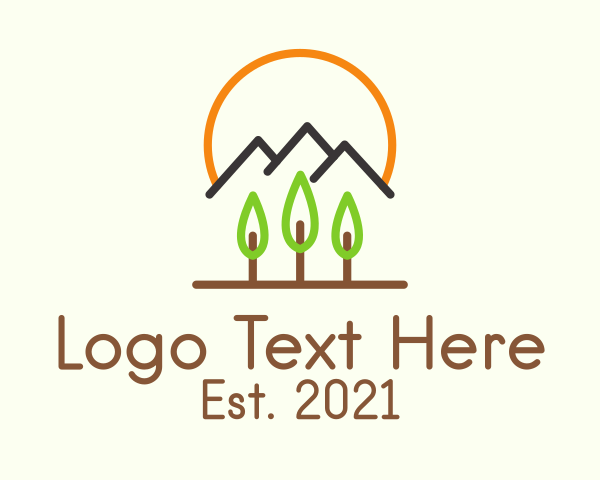 Hiking logo example 3
