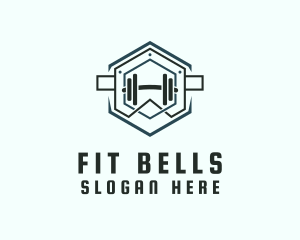 Barbell Fitness Gym  logo design