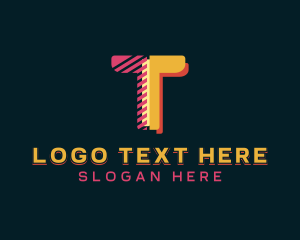 Stylish Company Letter T logo