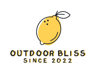 Natural Lemon Refreshment logo design