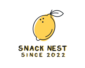 Natural Lemon Refreshment logo design