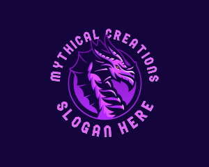 Mythical Dragon Gaming logo design