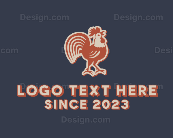 Farm Rooster Chicken Logo