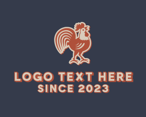 Farm Rooster Chicken logo