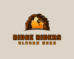 Rock Climbing Adventure logo design