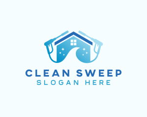 Clean Pressure Washer logo design