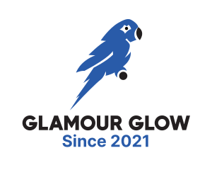 Blue Macaw Parrot logo