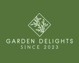 Botanical Vine Garden logo design