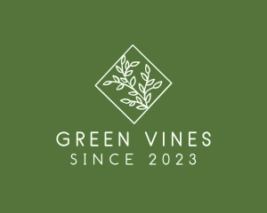 Botanical Vine Garden logo design