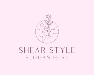 Flower Styling Florist logo design