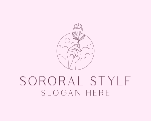 Flower Styling Florist logo design