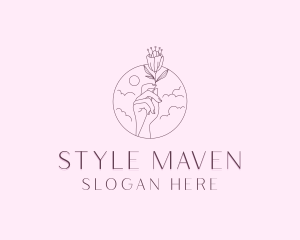 Flower Styling Florist logo design