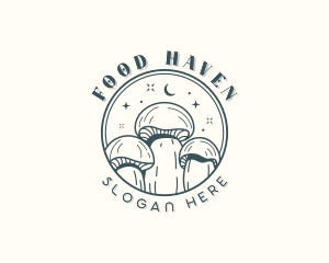 Whimsical Mushroom Garden logo