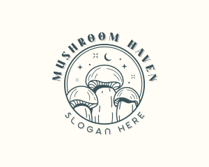 Whimsical Mushroom Garden logo