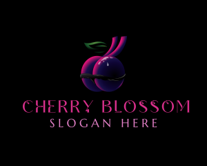 Adult Erotic Cherry  logo design