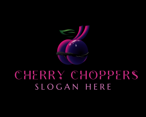 Adult Erotic Cherry  logo design