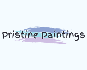 Finger Painting Wordmark logo design