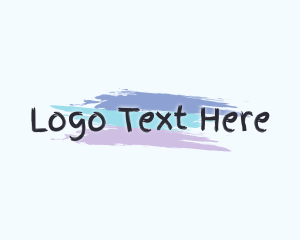 Wordmark - Finger Painting Wordmark logo design