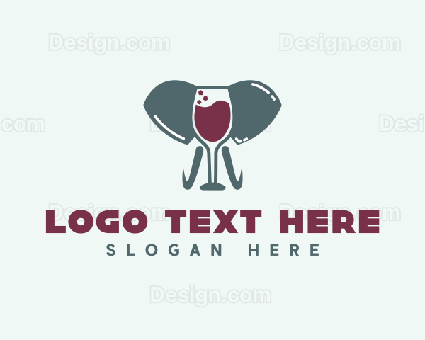 Elephant Wine Glass Logo