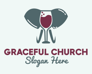 Elephant Wine Glass logo