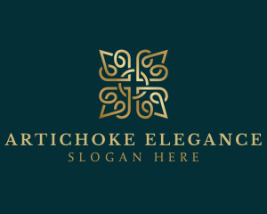 Elegant Floral Pattern logo design