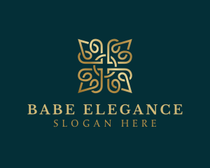 Elegant Floral Pattern logo design