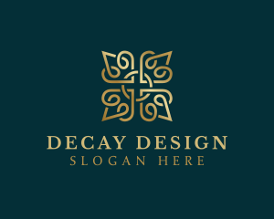 Elegant Floral Pattern logo design