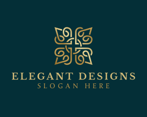 Elegant Floral Pattern logo design