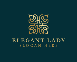 Elegant Floral Pattern logo design