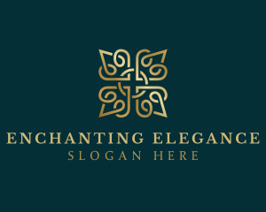 Elegant Floral Pattern logo design