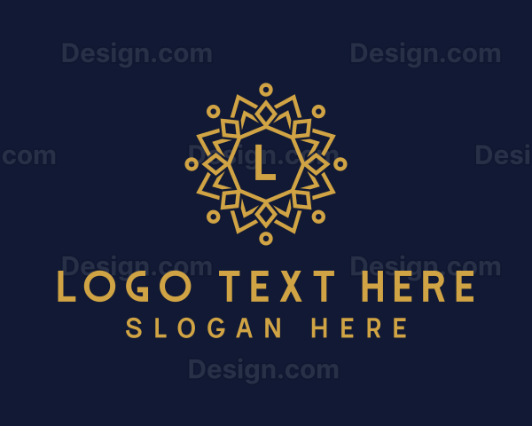 Elegant Sun Mandala Logo