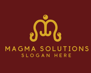 Ornate Coat Hanger logo design