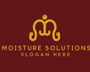 Ornate Coat Hanger logo design