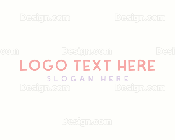 Feminine Cute Handwriting Logo