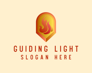 Gem Fire Heating logo design