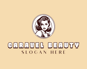 Lady Retro Beauty logo design