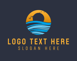 Sunset Ocean Holiday logo