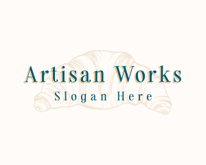 Artisan Croissant Bakeshop logo design