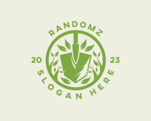 Shovel Plant Gardening Logo