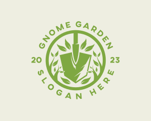 Shovel Plant Gardening logo design