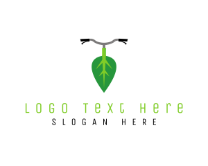Organic Leaf Bike logo