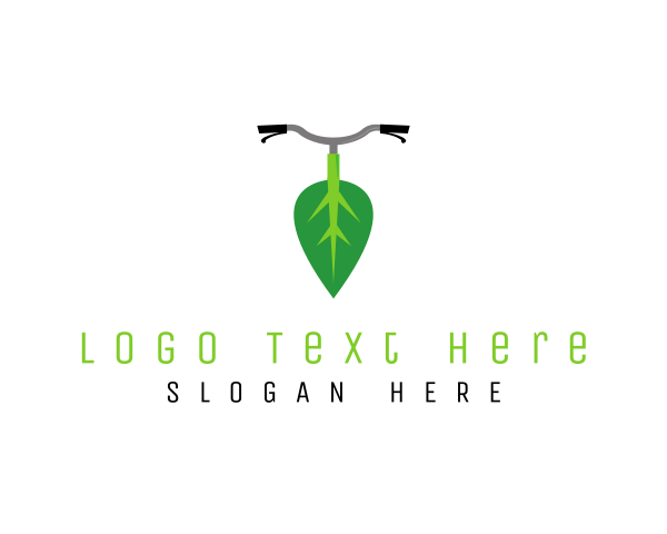 Organic Leaf Bike logo