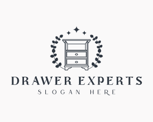 Drawer Cabinet Furniture logo design