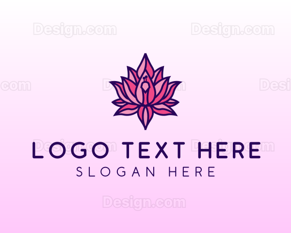 Calm Lotus Peacock Logo