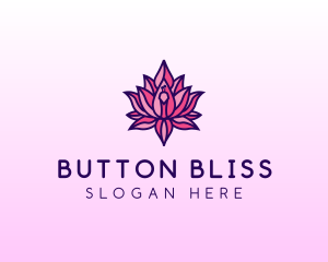 Colorful Lotus Peacock logo design