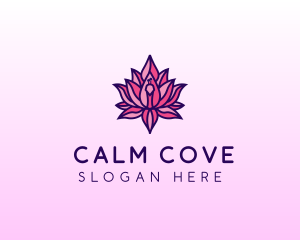 Calm Lotus Peacock logo