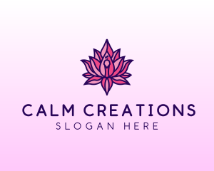 Calm Lotus Peacock logo