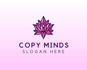 Colorful Lotus Peacock logo design