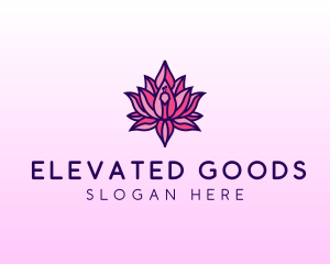 Colorful Lotus Peacock logo design